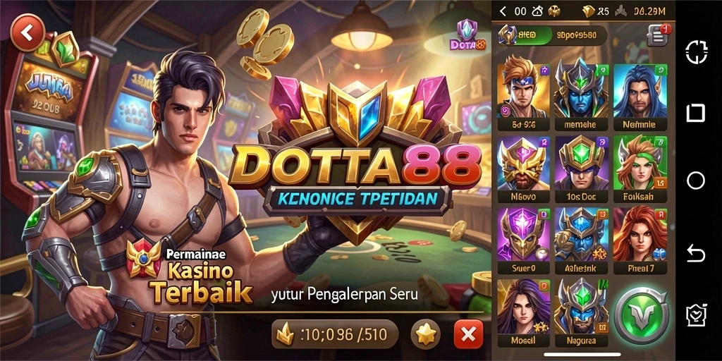 Screenshot gameplay DOTA88 yang menampilkan keseruan permainan Kasino.
