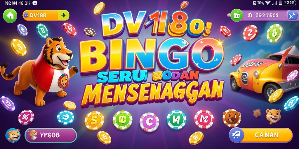 Tampilan gameplay yang menarik saat bermain Bingo di DV188.
