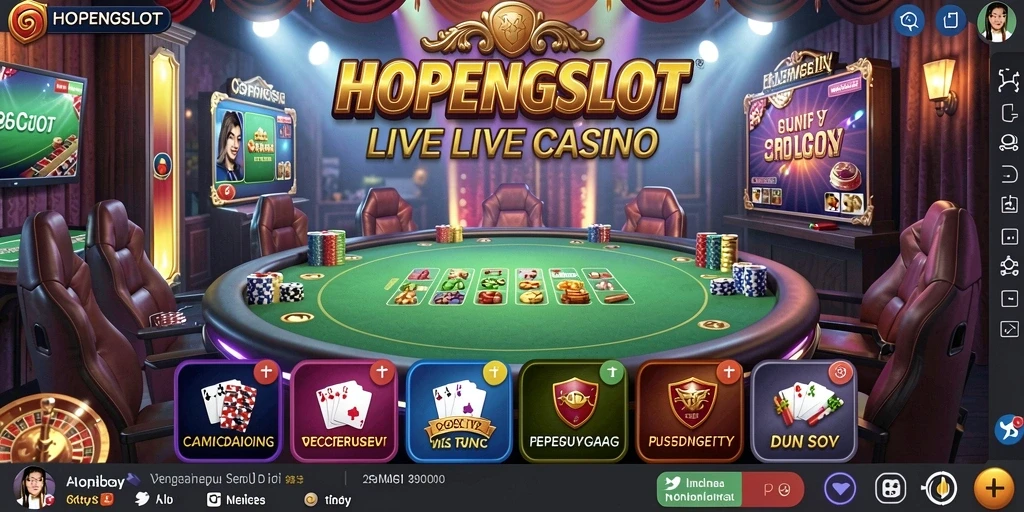 Tampilan gameplay HOPENGSLOT yang mendebarkan dan interaktif.