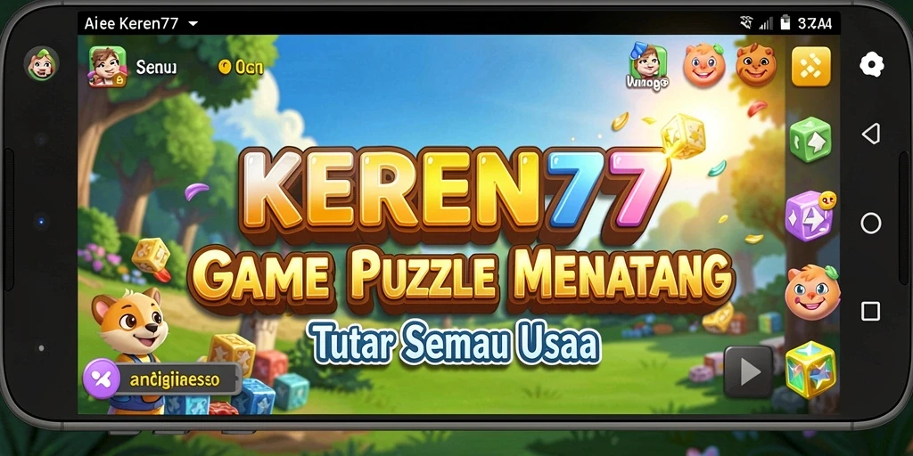 Tampilan gameplay menarik dan menantang di KEREN77.