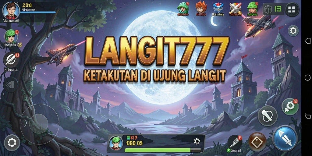 Screenshot LANGIT777 menampilkan suasana gameplay yang menyeramkan dan gelap.