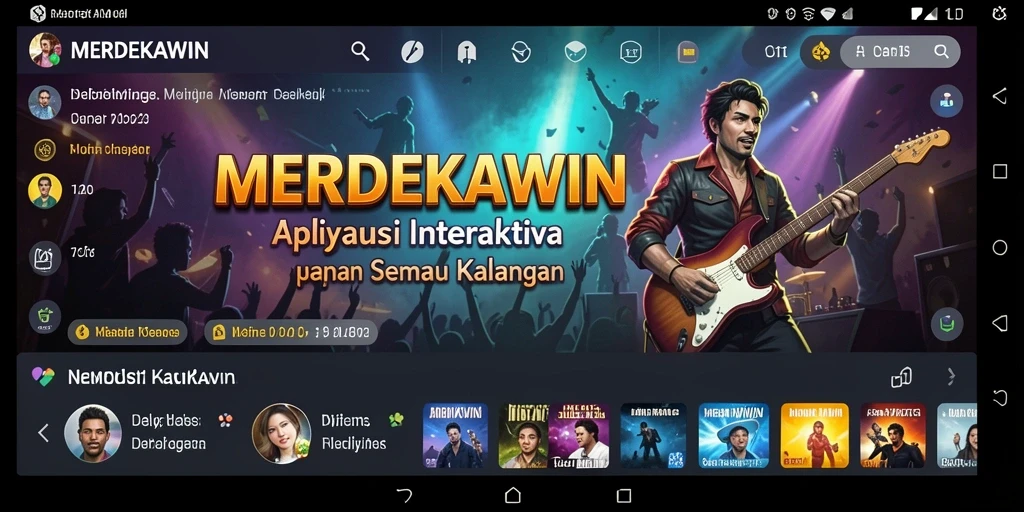 Tampilan gameplay <strong>MERDEKAWIN</strong> yang interaktif dan seru.