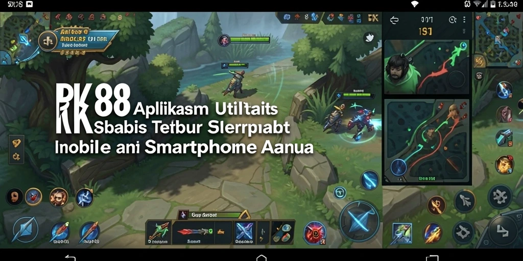 Screenshot utama RK88 menunjukkan antarmuka sederhana dan fungsional.