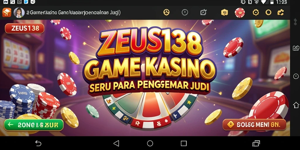 Tampilan gameplay seru dalam ZEUS138, nikmati pengalaman kasino nyata.